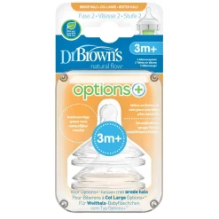 Dr. Brown's Options+ 3+M Fase 2 Spenen