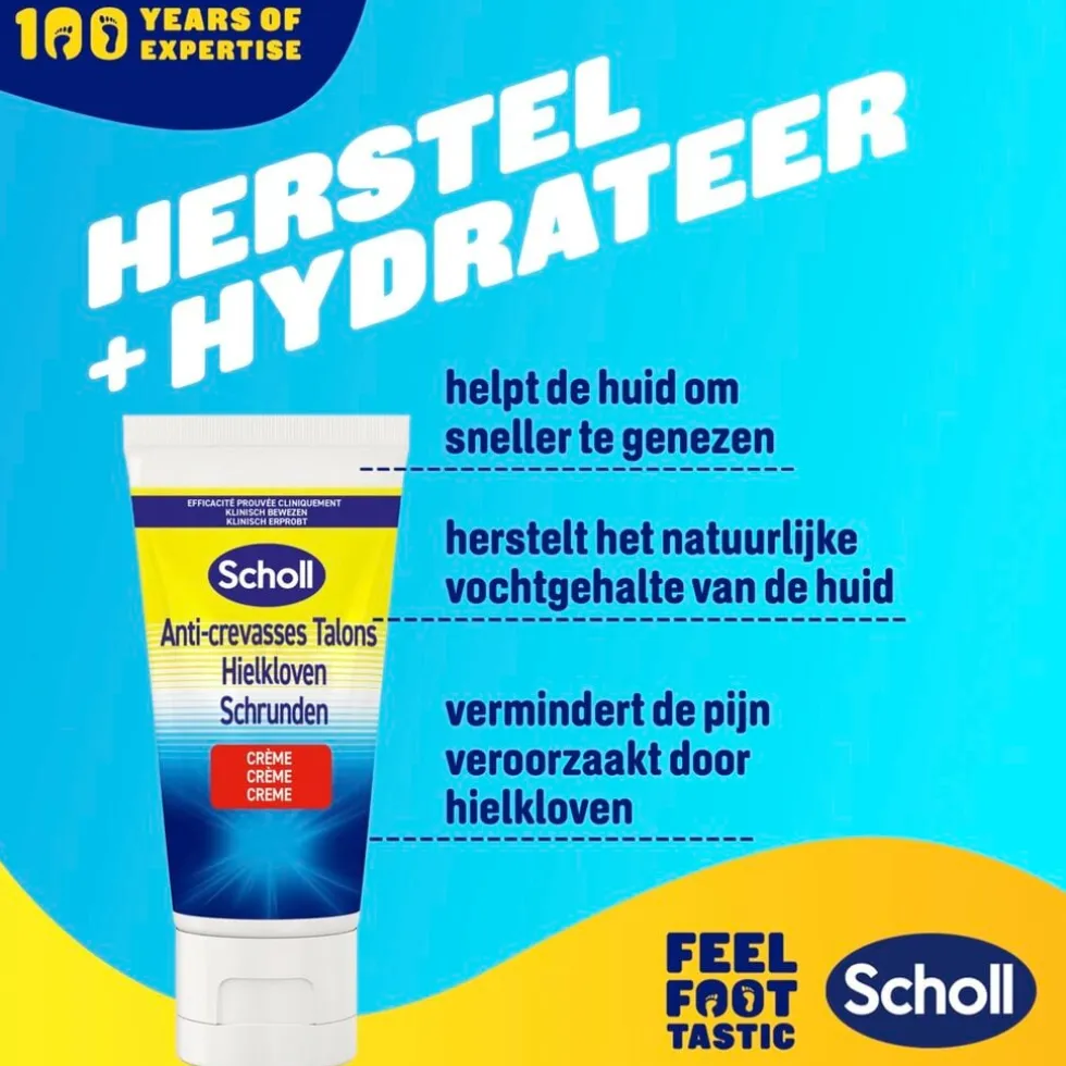 Dr. Scholl's Active Repair K+ Herstellende Hielkloven Crème