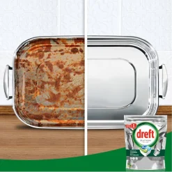 Dreft Platinum All in One Lemon Vaatwascapsules Jaarvolume