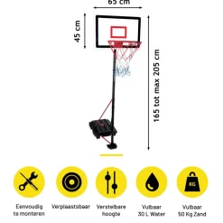 Dunlop Basketbalstandaard MEDBA6040/002