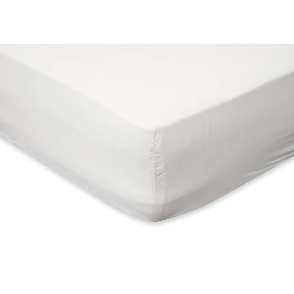 Elegance Hoeslaken Katoen Perkal 35cm Hoekhoogte - wit 140x200cm