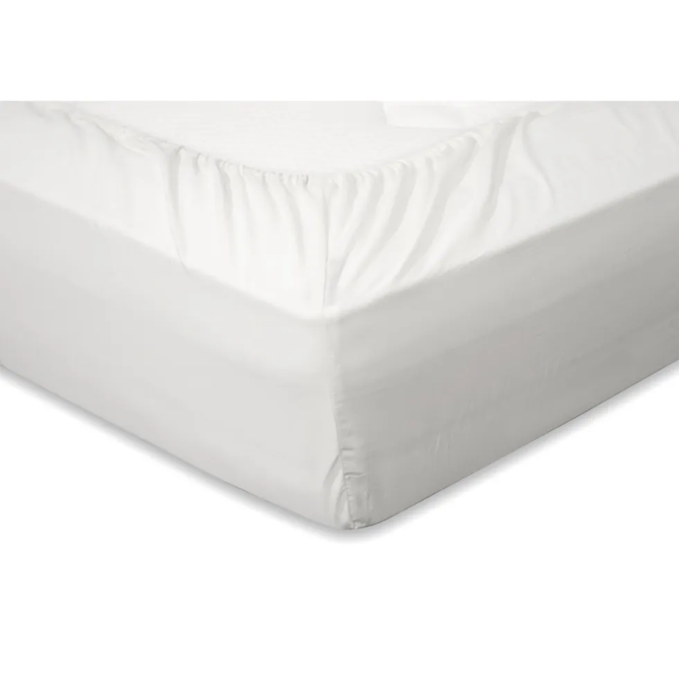Elegance Hoeslaken Katoen Perkal 35cm Hoekhoogte - wit 140x200cm