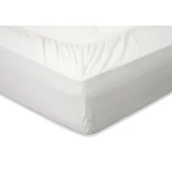 Elegance Hoeslaken Katoen Perkal 35cm Hoekhoogte - wit 90x200cm