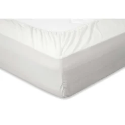 Elegance Hoeslaken Katoen Perkal 35cm Hoekhoogte - wit 180x200cm