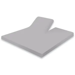 Elegance Splittopper Hoeslaken Jersey Katoen Stretch - licht grijs 160x200cm