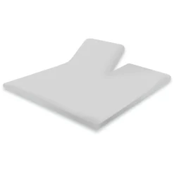 Elegance Splittopper Hoeslaken Perkal Katoen - licht grijs 160x200cm