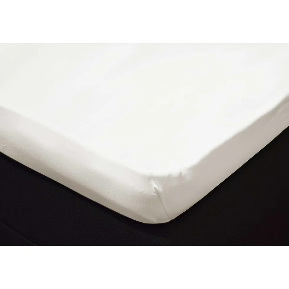 Elegance Topper Hoeslaken Jersey Katoen Stretch - ivoor 90x210/220 - 100x200cm
