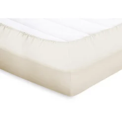 Elegance Topper Hoeslaken Katoen Perkal - ivoor 180x200cm