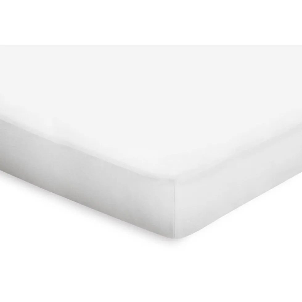 Elegance Topper Hoeslaken Katoen Perkal - wit 140x200cm