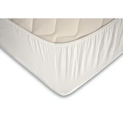 Elegance Topper Hoeslaken Jersey Katoen Stretch - wit 160x210/220cm