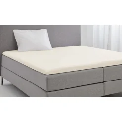 Elegance Topper Hoeslaken Katoen Perkal - ivoor 90x200cm