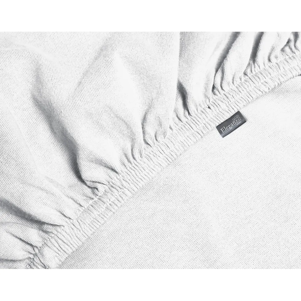 Elegance Topper Hoeslaken Jersey Katoen Stretch - wit 120/130/140x200cm