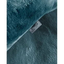 Eleganzzz Dekbedovertrek Flanel Fleece - steel blue 200x200/220cm