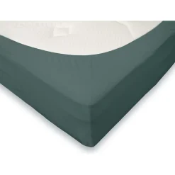 Eleganzzz Hoeslaken Flanel 35cm Hoekhoogte - groen 180x210/220cm