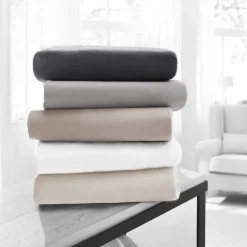 Eleganzzz Hoeslaken Flanel 35cm Hoekhoogte - ivoor 160x200cm