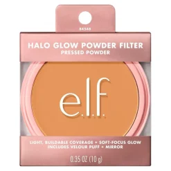 e.l.f. Halo Glow Powder Filter Medium Warm Pressed Powder