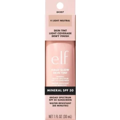 e.l.f. Halo Glow SPF50 4 Light Neutral Skin Tint