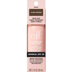 e.l.f. Halo Glow SPF50 18 Rich Neutral Skin Tint