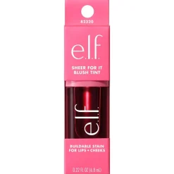 e.l.f. Sheer For It Left on Red Blush Tint