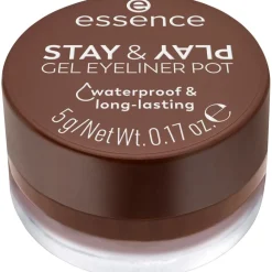 Essence Stay & Play 02 Brown Gel Eyeliner Pot