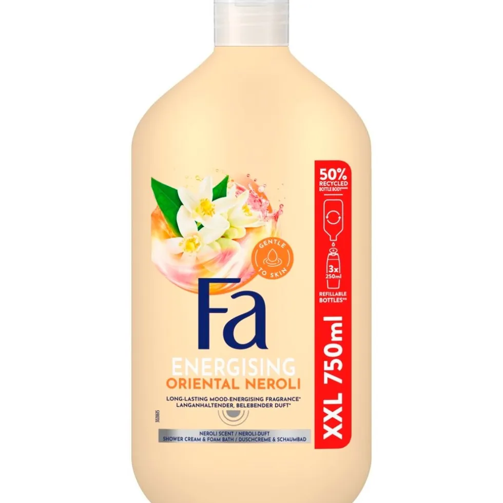 Fa Energising Oriental Neroli Shower Cream & Foam Bath