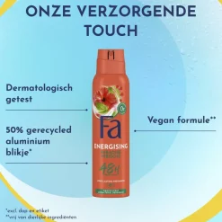 Fa Energising Paradise Hibiscus Deodorant Spray