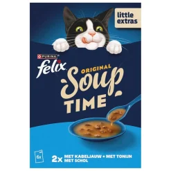Felix Little Extras Soup Time Kattenvoer