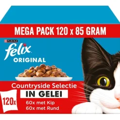 Felix Original Countryside Selectie in Gelei Kattenvoer