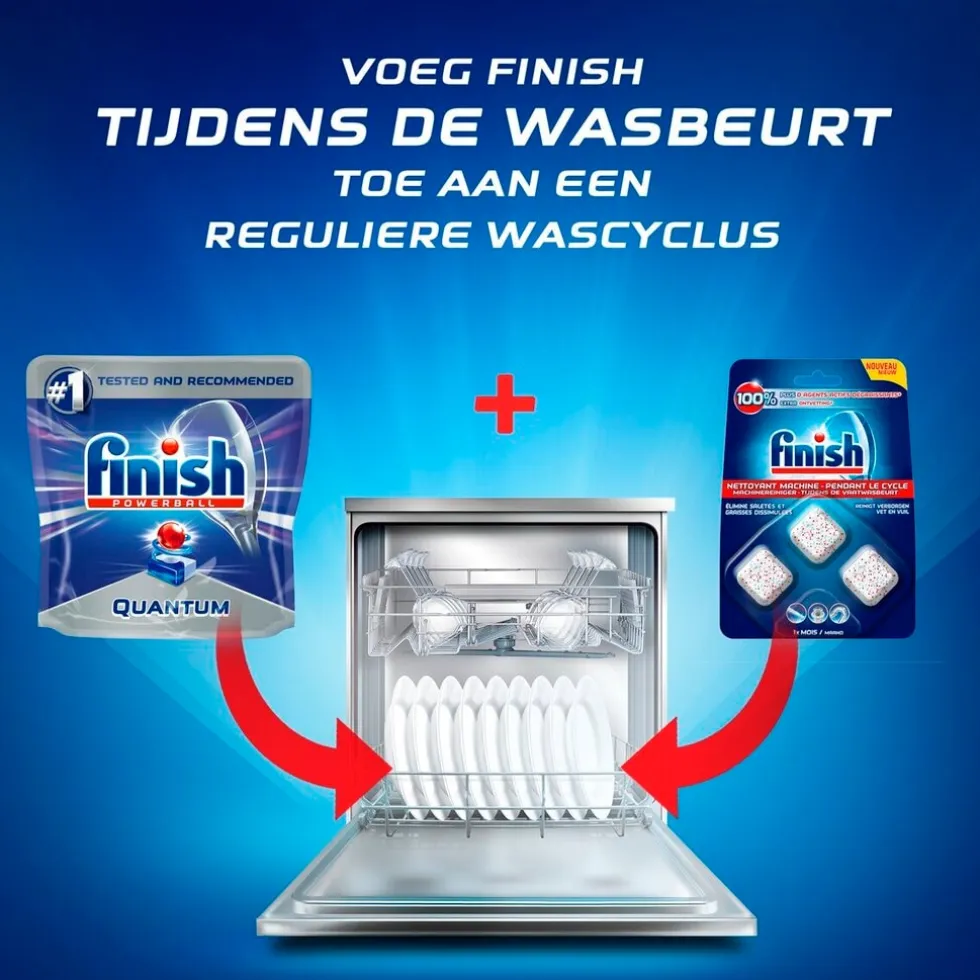 Finish Machinereiniger Tijdens de Wasbeurt