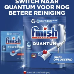 Finish Powerball Quantum All-in-1 Vaatwascapsules