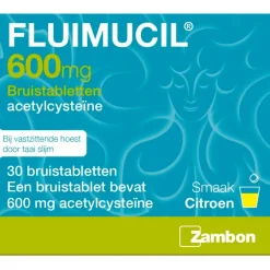 Fluimucil Acetylcysteïne 600mg Bruistabletten