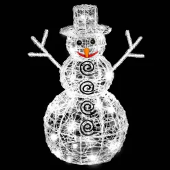 Fééric Lights and Christmas verlichte 3D-sneeuwpop