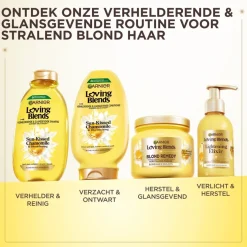 Garnier Loving Blends Blond Remedy Sun-Kissed Chamomile & Bloemenhoning Herstellend Masker