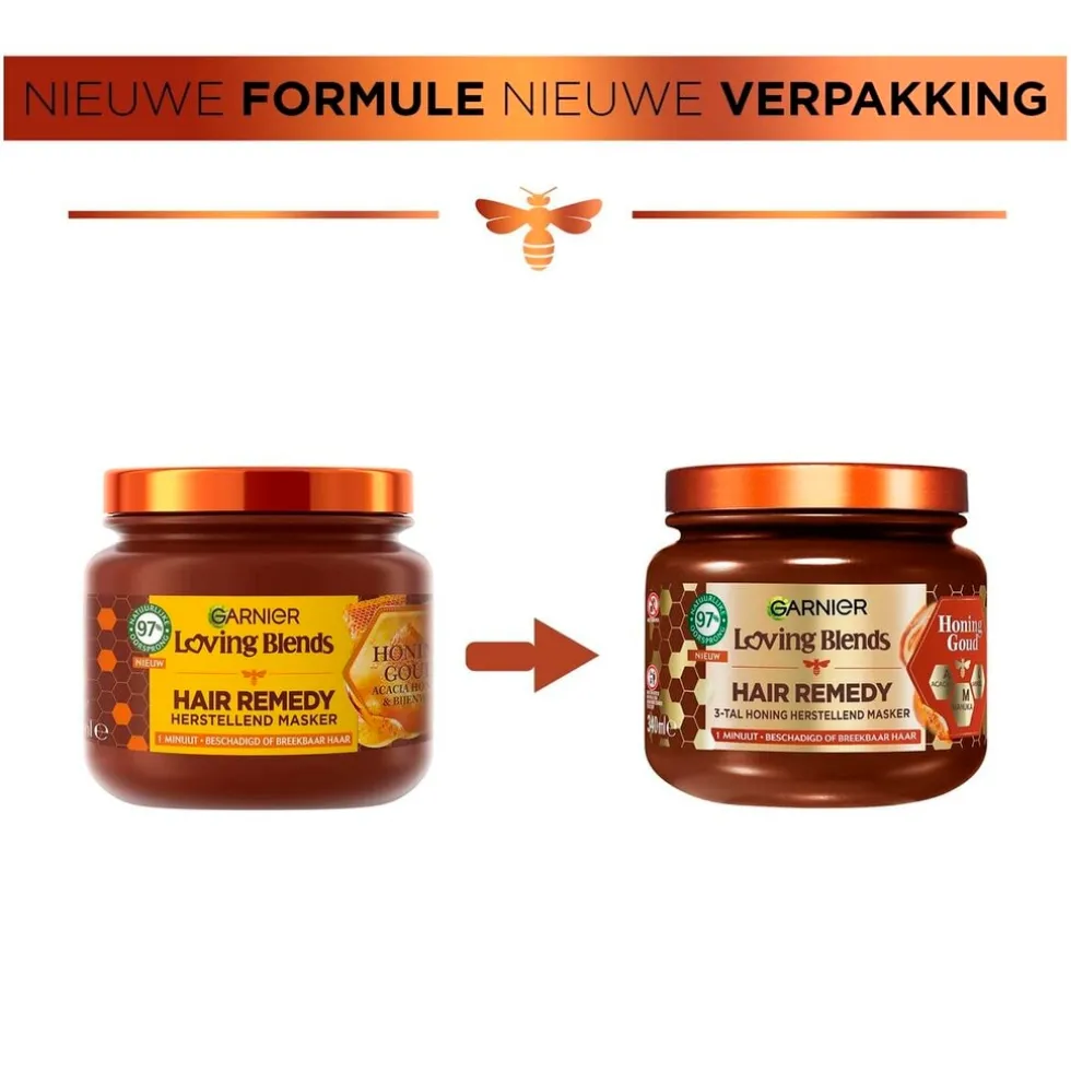 Garnier Loving Blends Hair Remedy Honing Goud Herstellend Haarmasker