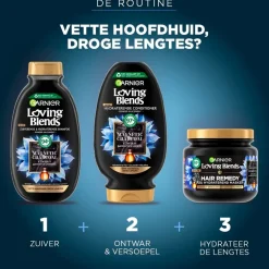 Garnier Loving Blends Magnetic Charcoal Shampoo