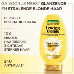 Garnier Loving Blends Sun-Kissed Chamomile & Bloemenhoning Verhelderende & Glansgevende Conditioner