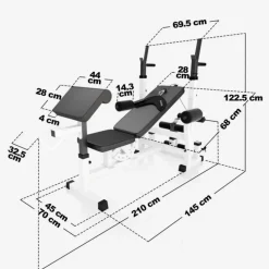 Gorilla Sport Universele halterbank