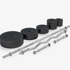 Gorilla Sports Halterbank met halterset