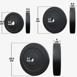 Gorilla Sports Halterschijven Set