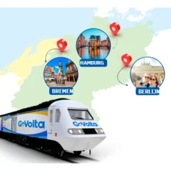 GoVolta Treinticket naar Berlijn, Hamburg of Bremen