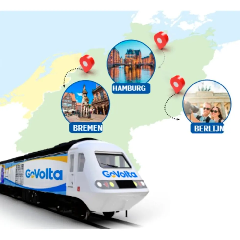 GoVolta Treinticket naar Berlijn, Hamburg of Bremen