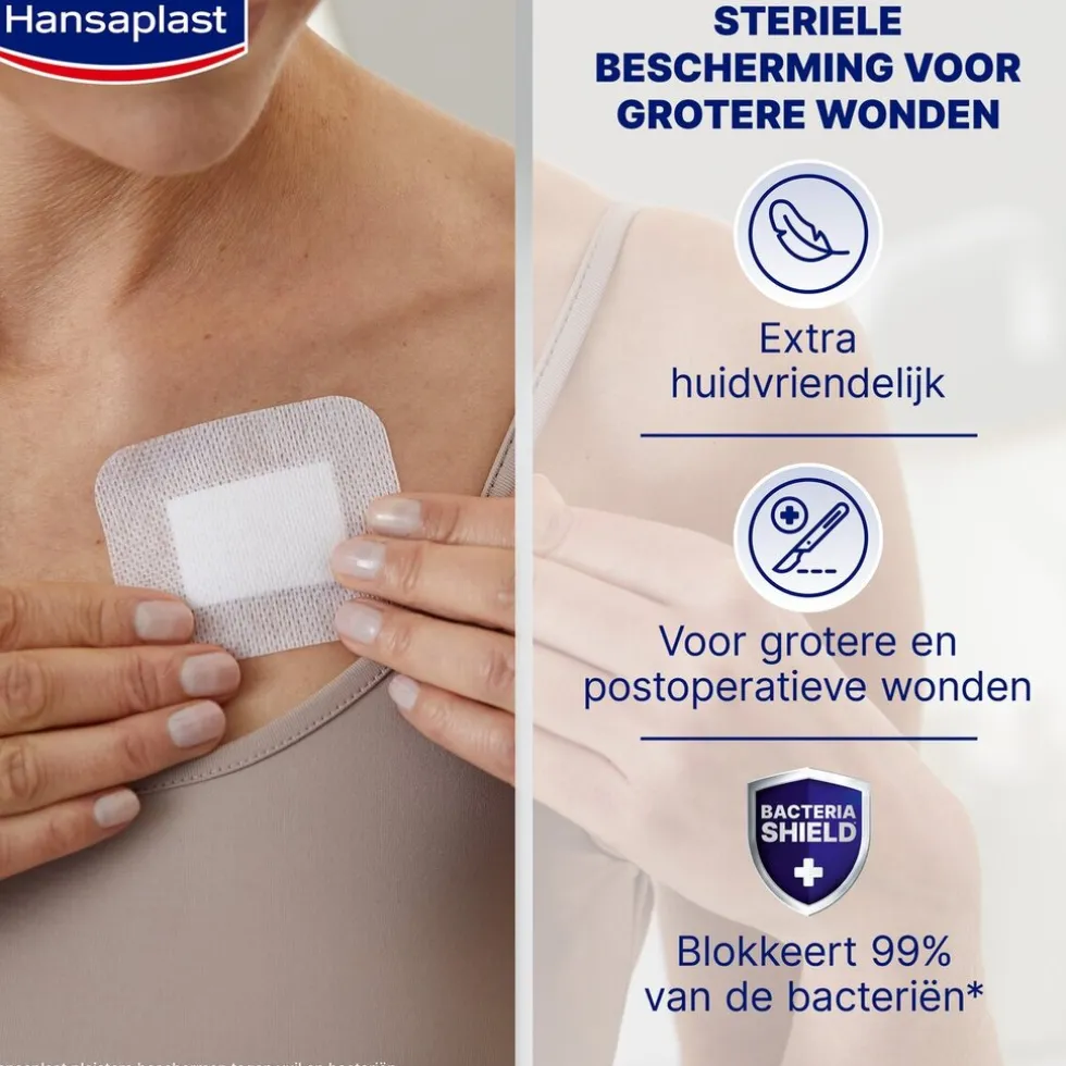 Hansaplast Sensitive XL Sterile Pleisters
