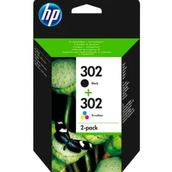 HP 302 Originele Zwarte/Drie-Kleuren Inktcartridges
