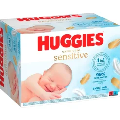 Huggies Extra Care Sensitive Babydoekjes