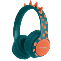 imoshion Draadloze Bluetooth Kinder Koptelefoon met Dino Spikes