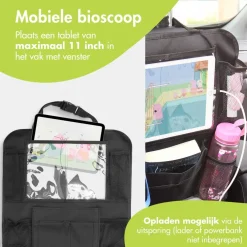 imoshion 9-in-1 Autostoel Organizer voor Kinderen Inclusief Tablethouder