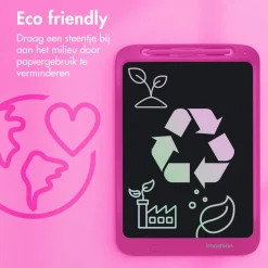 imoshion Tekentablet voor Kinderen met Kleurenscherm en 2 Pennen