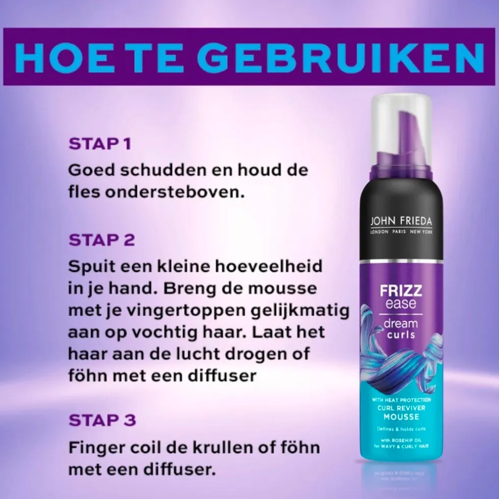 John Frieda Frizz Ease Dream Curls Curl Reviver Mousse