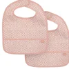 Jollein Snake Pale Pink 2-pack Waterproof Slabber