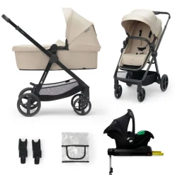 Kinderkraft Newly 4-in-1 Pro Kinderwagen met Autostoel en Base